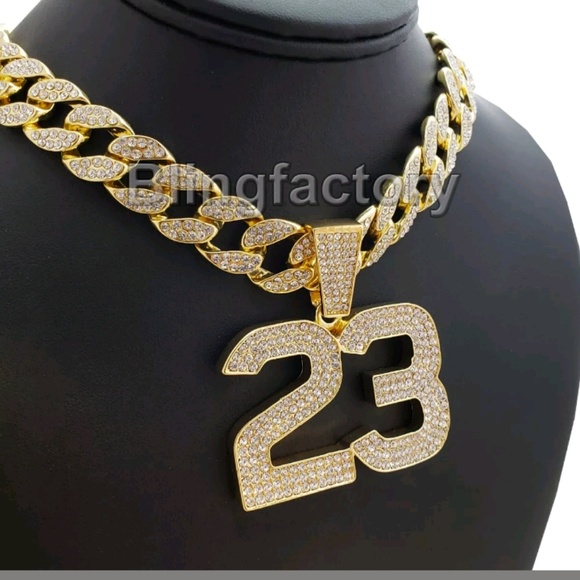Mens Lab Diamonds Necklace 